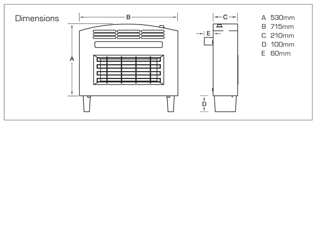 Flavel Strata Freestanding Gas Fire Lowest Price in the UK